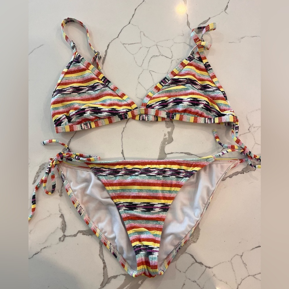 Billabong Striped Bikini